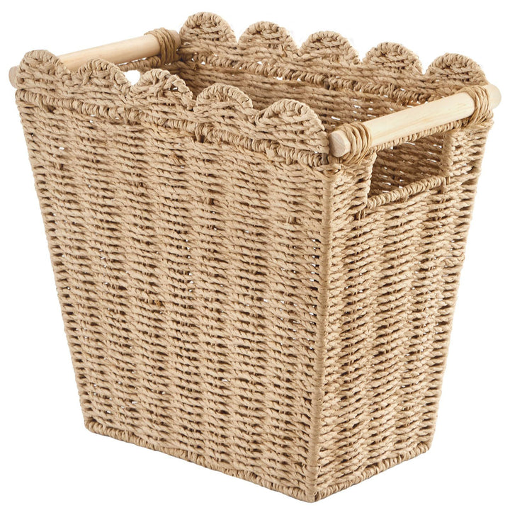Decorative storage basket with wave edge Kalsten