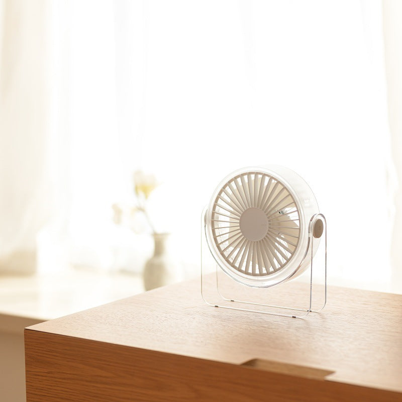 Unisex compact portable USB fan with adjustable head and quiet motor Kalsten