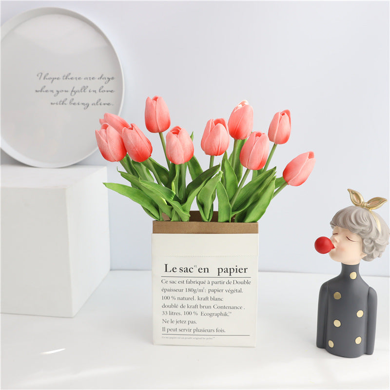 Artificial Decorative Tulip Bouquet