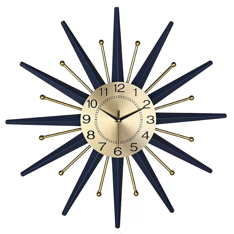 Retro Starburst Wall Clock Kalsten