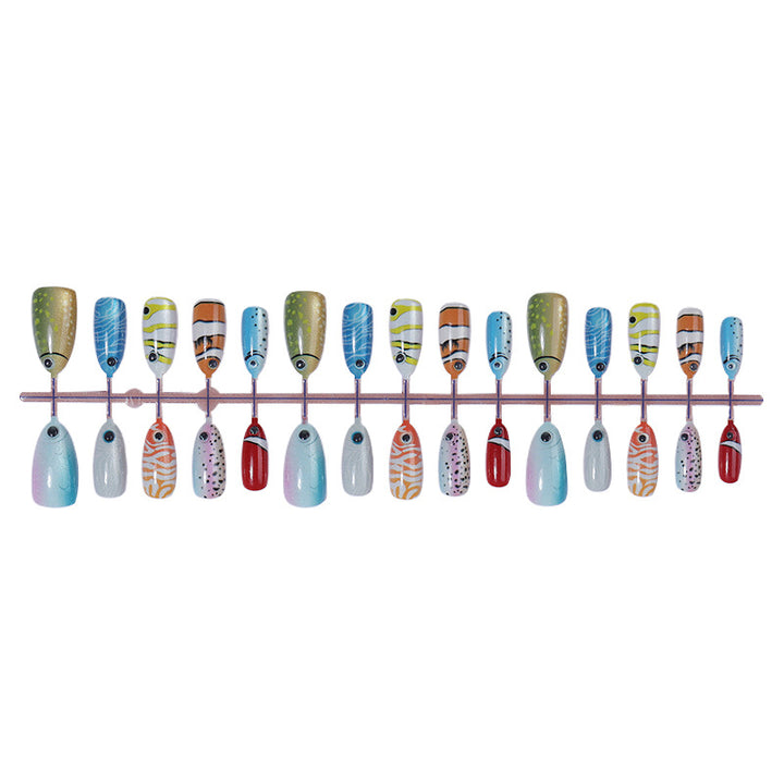 Creative nail art set with underwater motif Kalsten