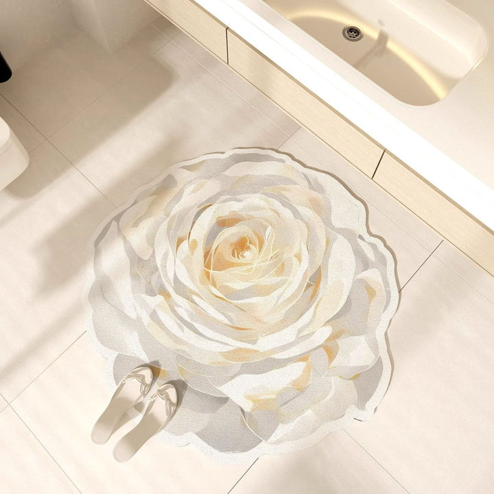 Floral-Inspired Bath Mat