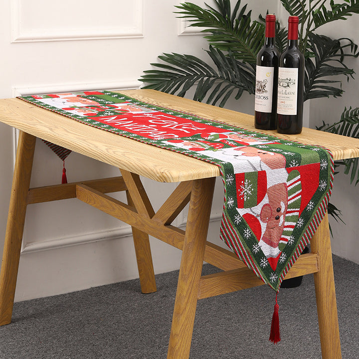 Christmas table runner with reindeer motif Kalsten