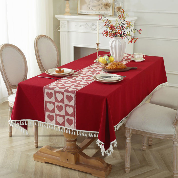 Decorative Geometric Tablecloth