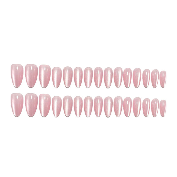 Artificial nails with elegant high gloss and pointed design Kalsten