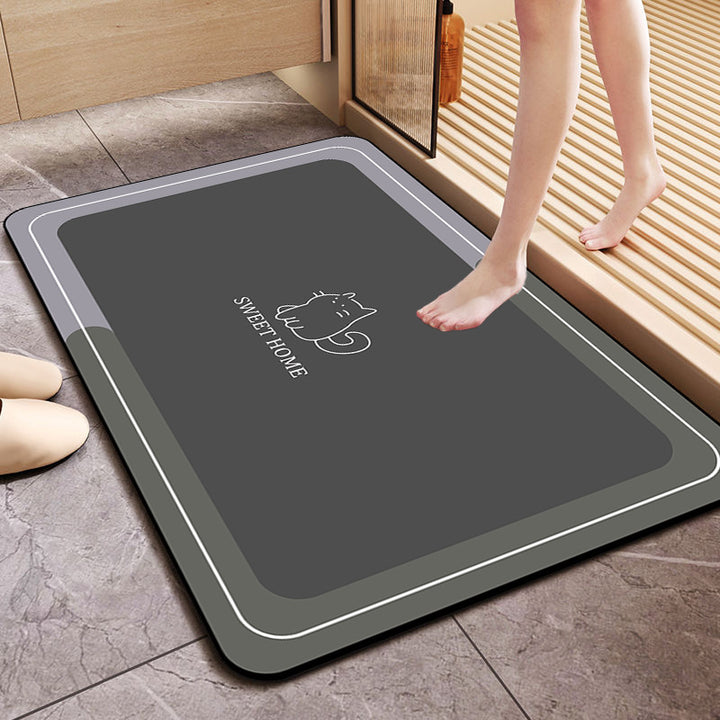 Absorbent Memory Foam Bathroom Mat Kalsten