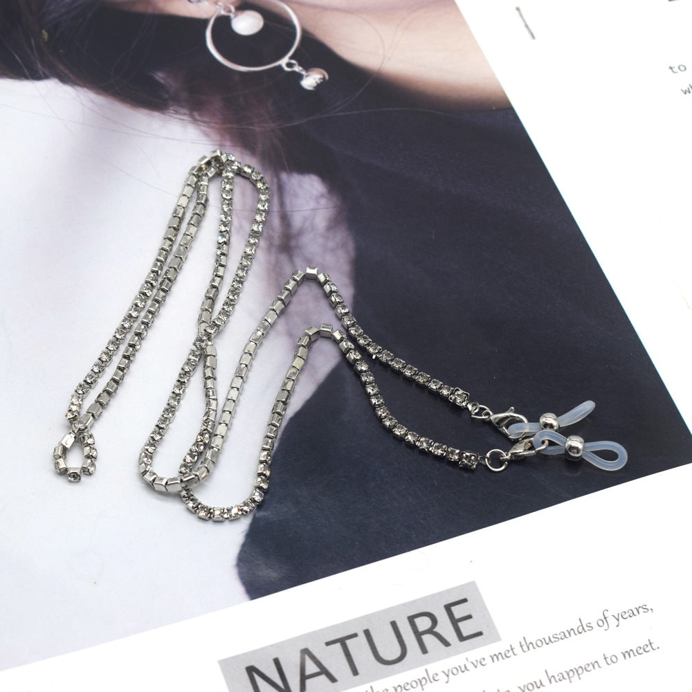 Decorative Rhinestone Eyewear Chain Kalsten