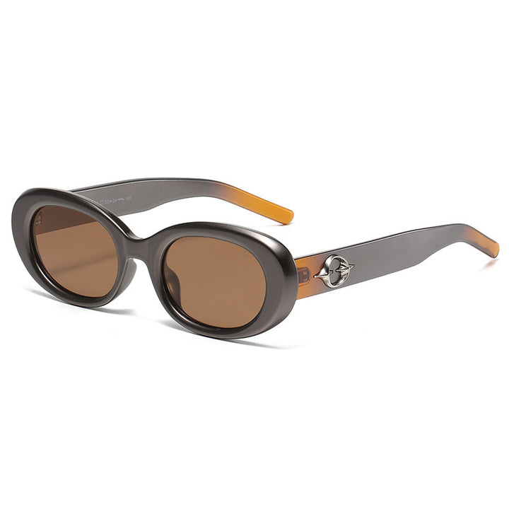 Retro-Inspired Oval Frame Sunglasses Kalsten