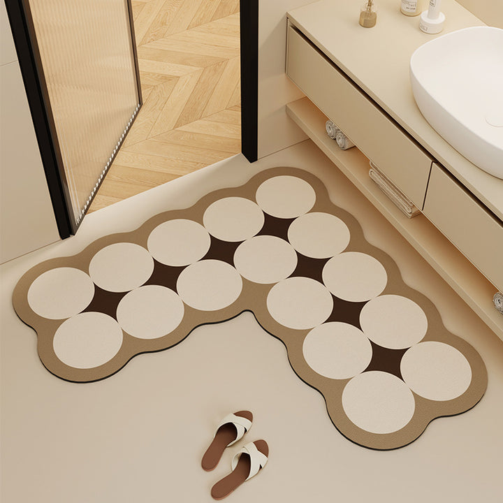 Unique Textured Bathroom Mat Kalsten