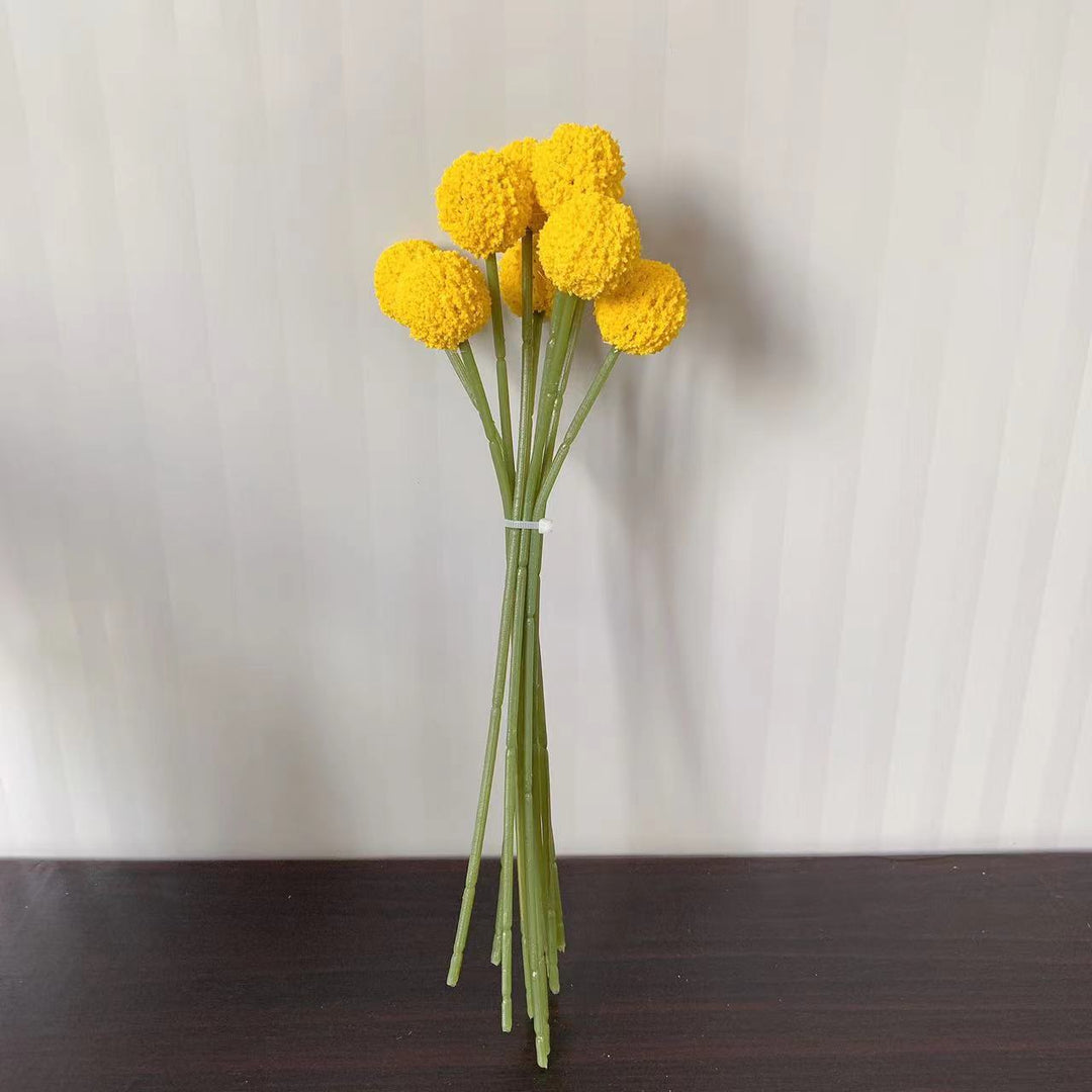 Decorative Pom-Pom Floral Bouquet