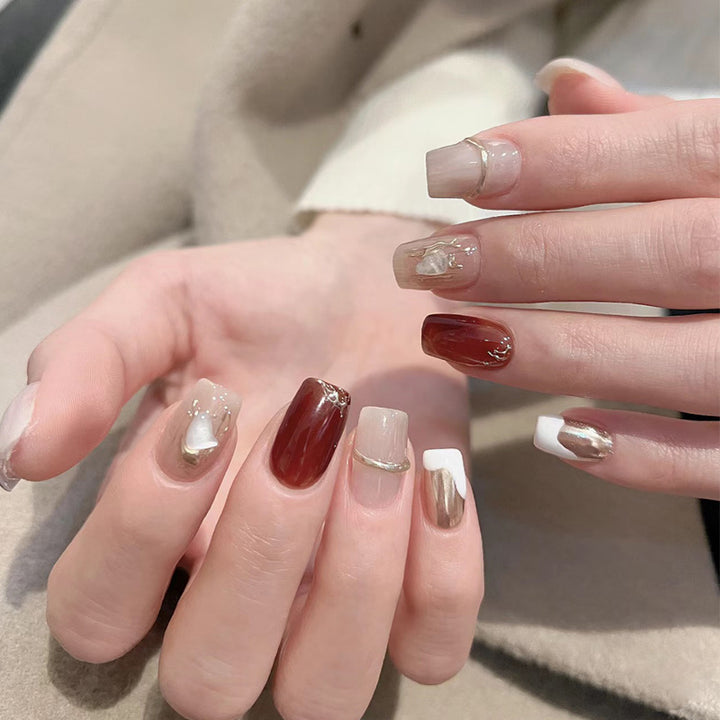 Decorative Press-On Nail Art Set Kalsten