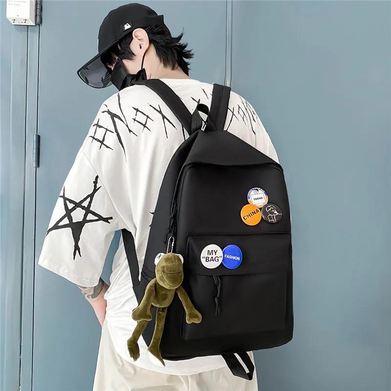 Backpack with Creative Badge Design Kalsten
