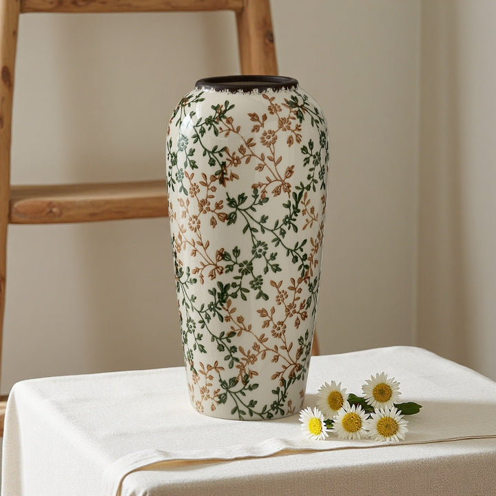 Floral ceramic vase Kalsten