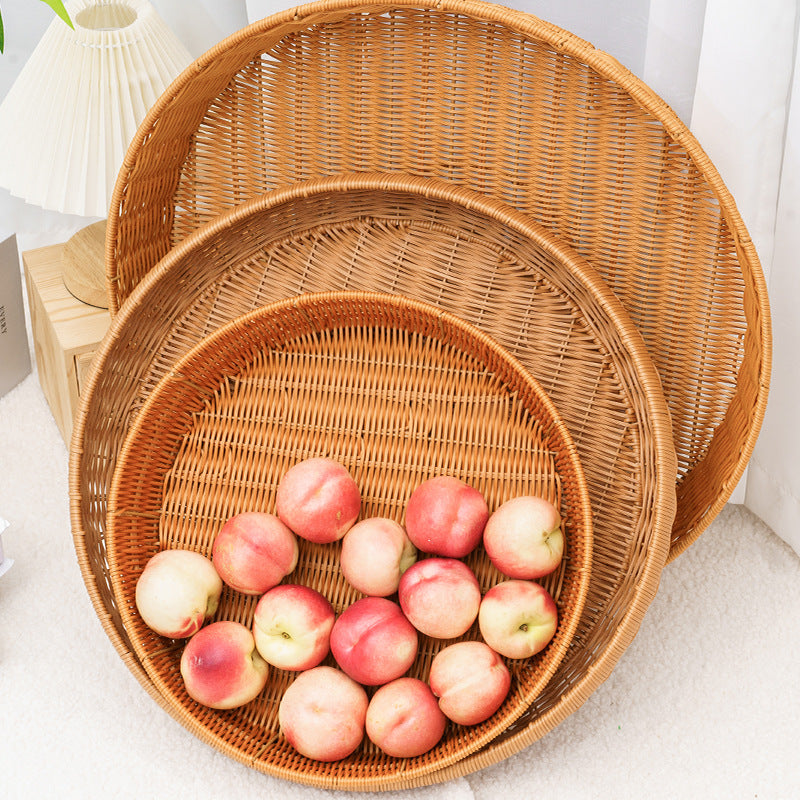 Handwoven Decorative Serving Tray Kalsten