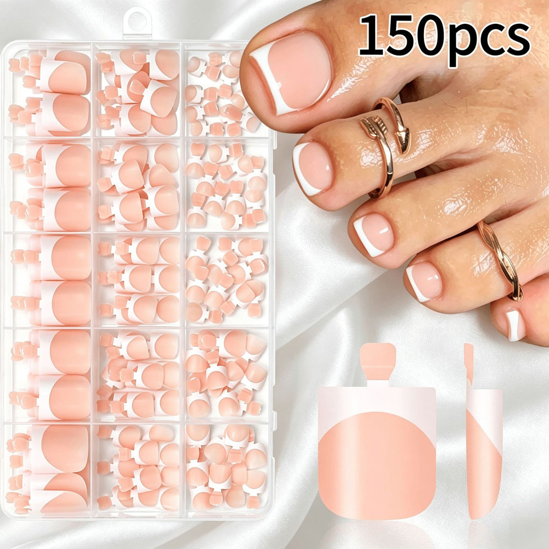 Premium French Tip False Nail Set Kalsten