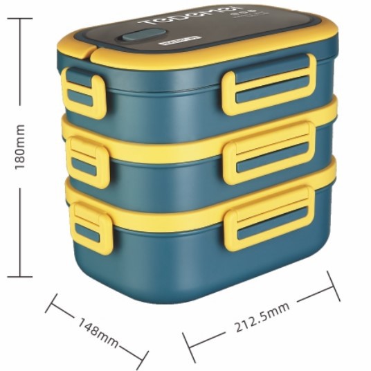 Multi-Compartment Insulated Food Storage Container