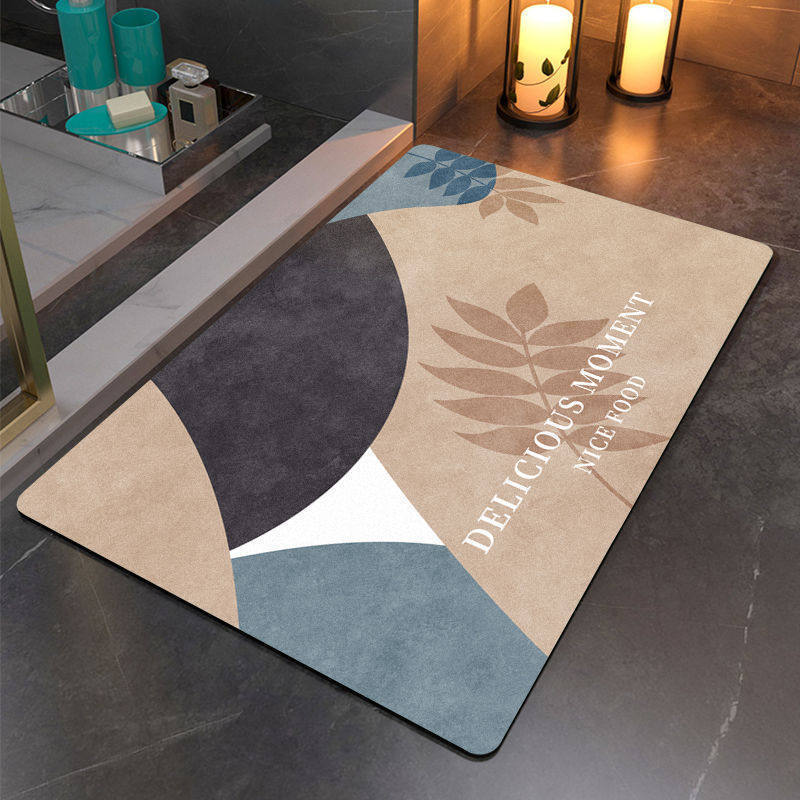 Artistic Abstract Bathroom Mat