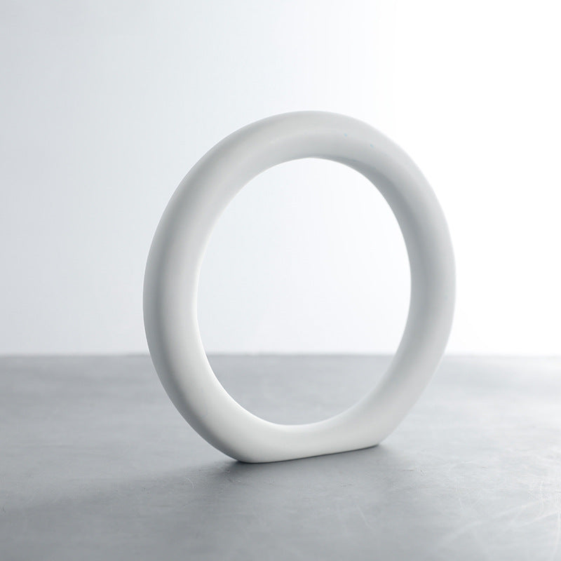 Modern Minimalist Decorative Ring Sculpture