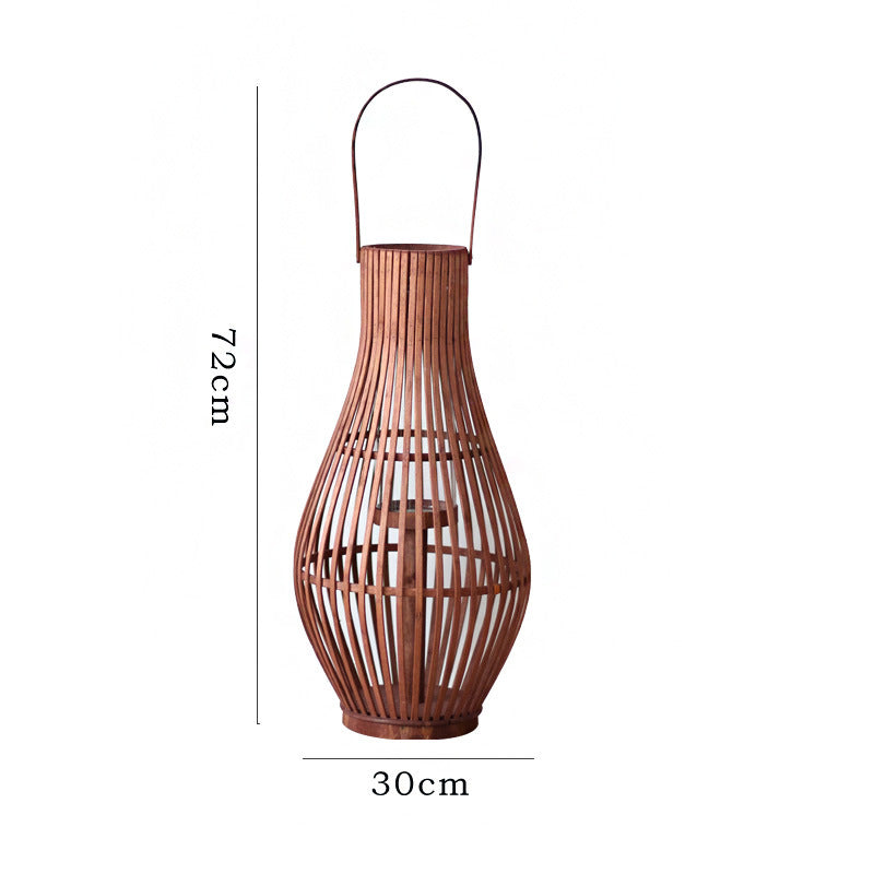 Elegant Rattan Lantern Kalsten