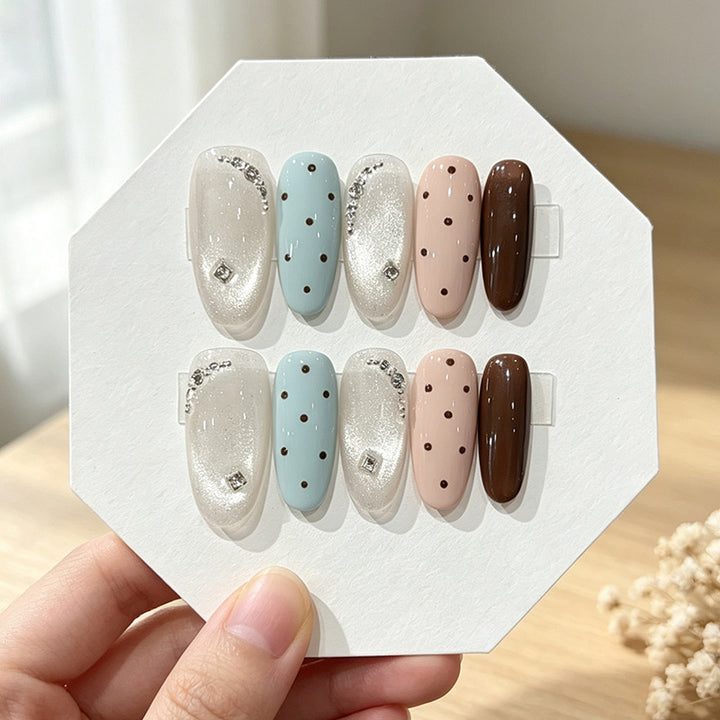 Luxury Decorative Press-On Nail Set Kalsten