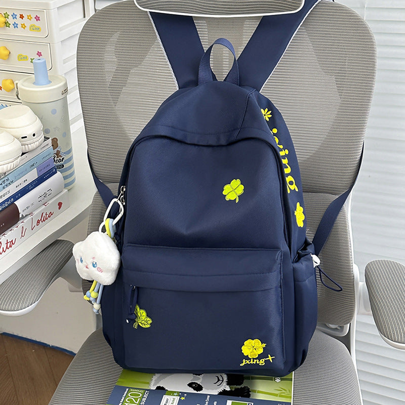Casual Multi-Pocket Backpack with Fun Accents Kalsten