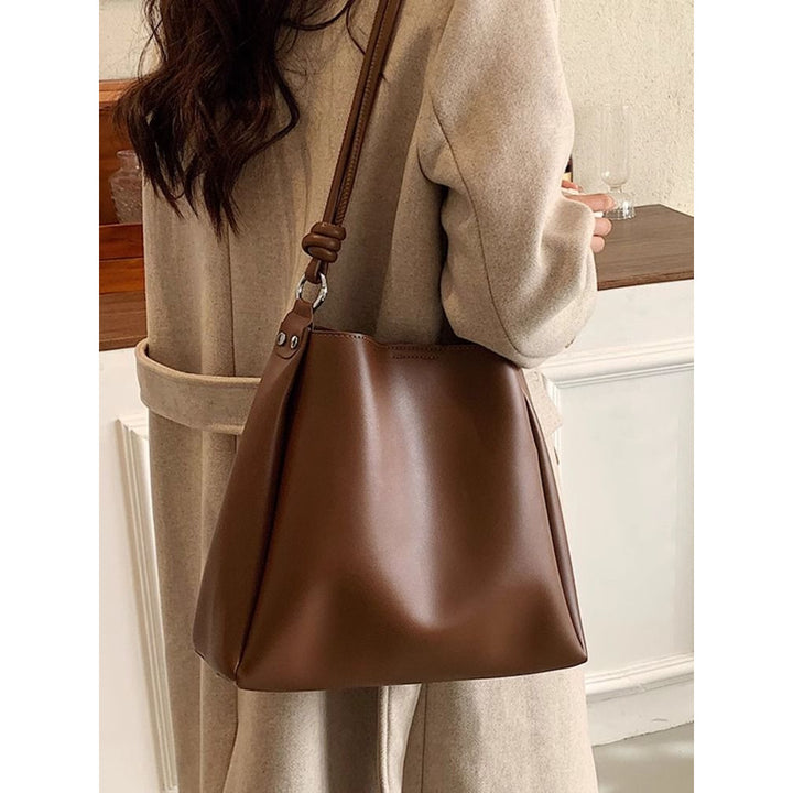 Premium Leather Slouchy Tote Kalsten