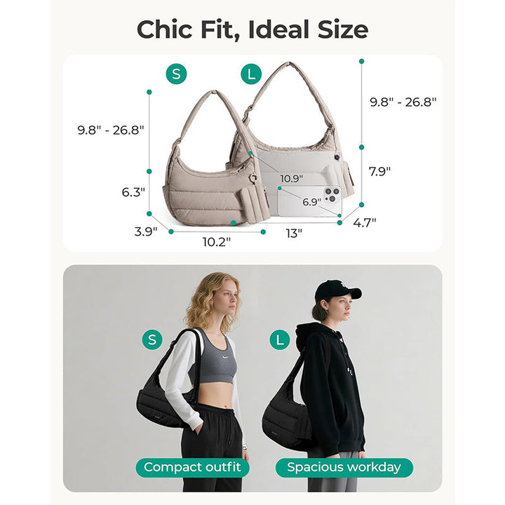 Comfortable shoulder bag with practical additional function Kalsten