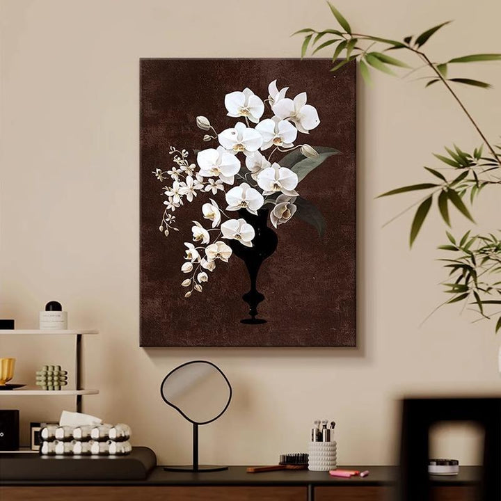 Elegant Orchid Floral Canvas Artwork