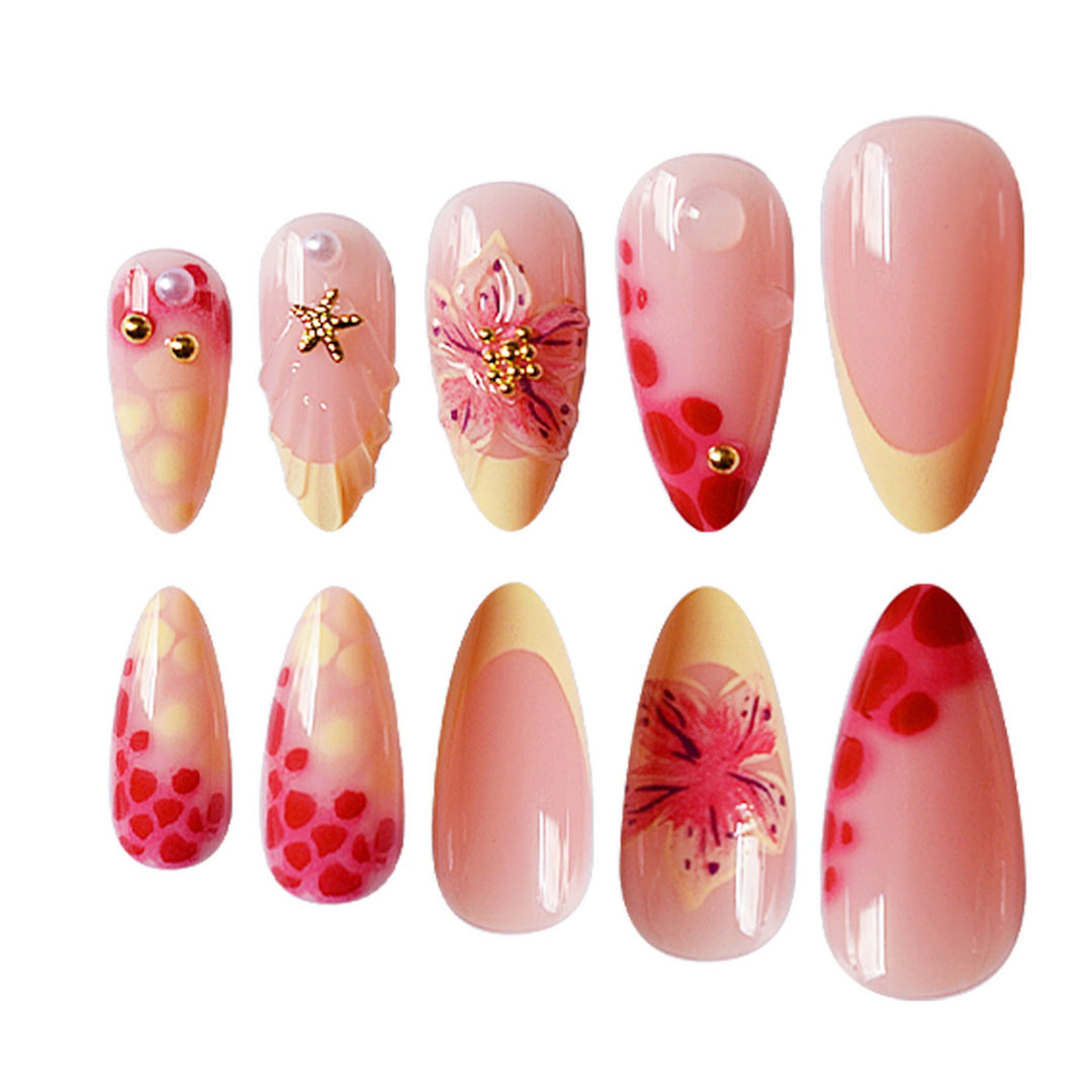 Artistic Floral Nail Art Extensions Kalsten 1787913534
