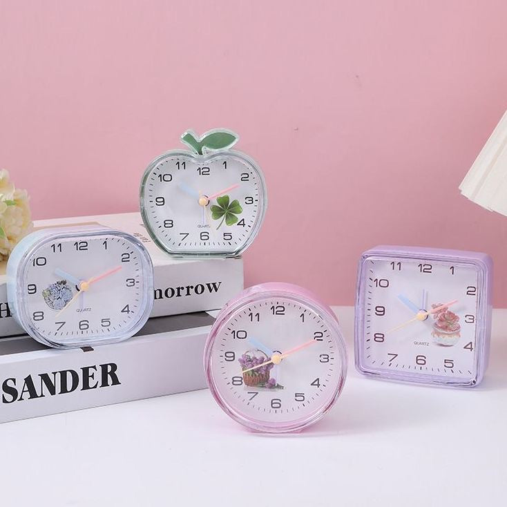 Funny desk clock in apple design Kalsten