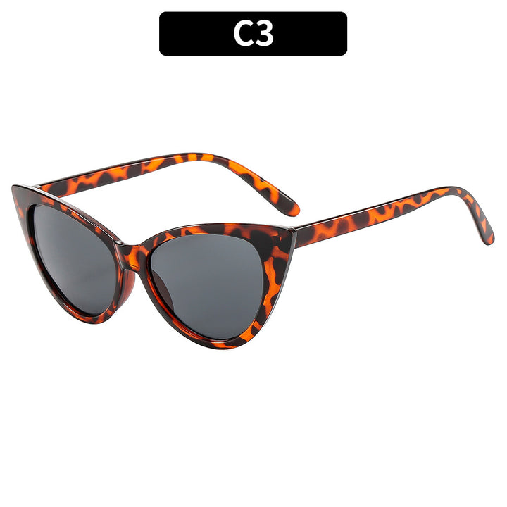 Cat-Eye Sunglasses with Tortoiseshell Frame