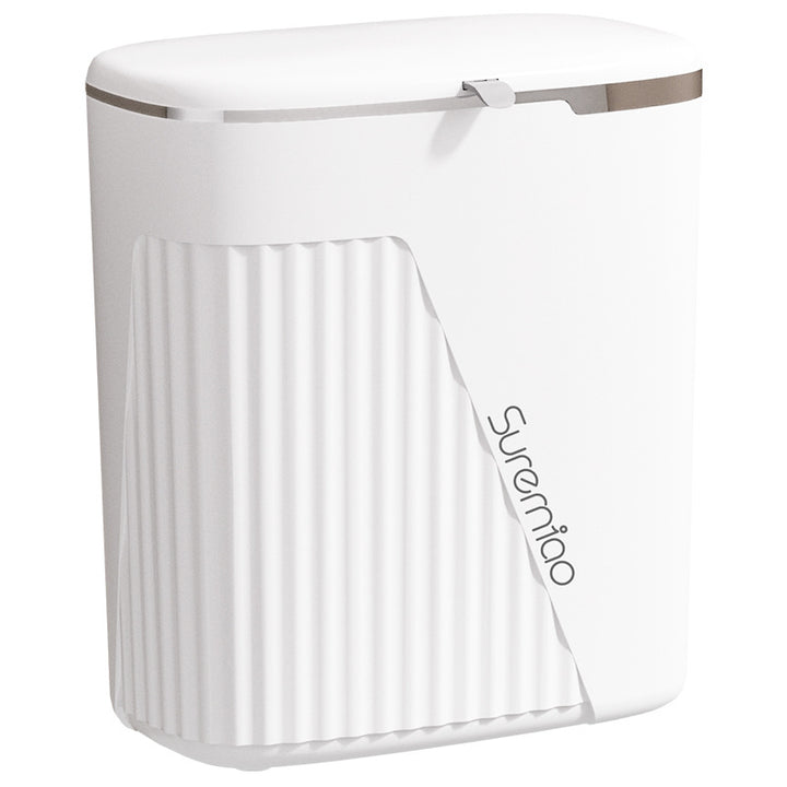 Women compact wall waste bin with lid and odor-tight system Kalsten