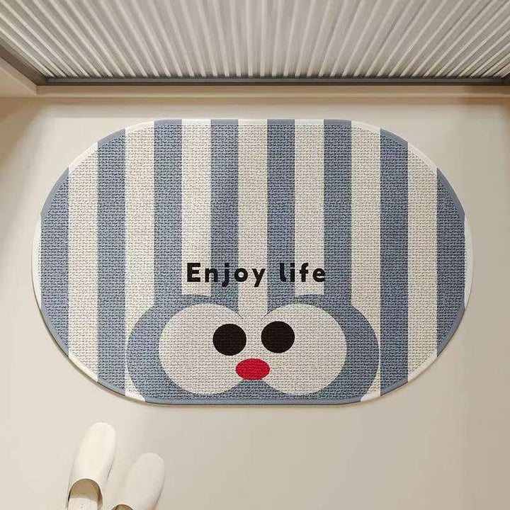 Playful Oval Area Mat