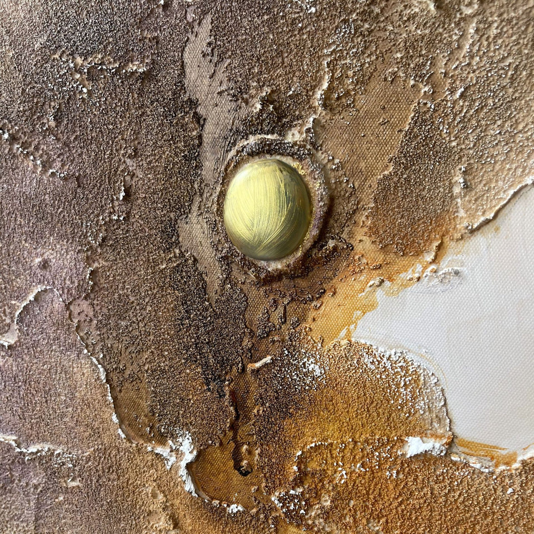 Abstract Mixed Media Wall Art