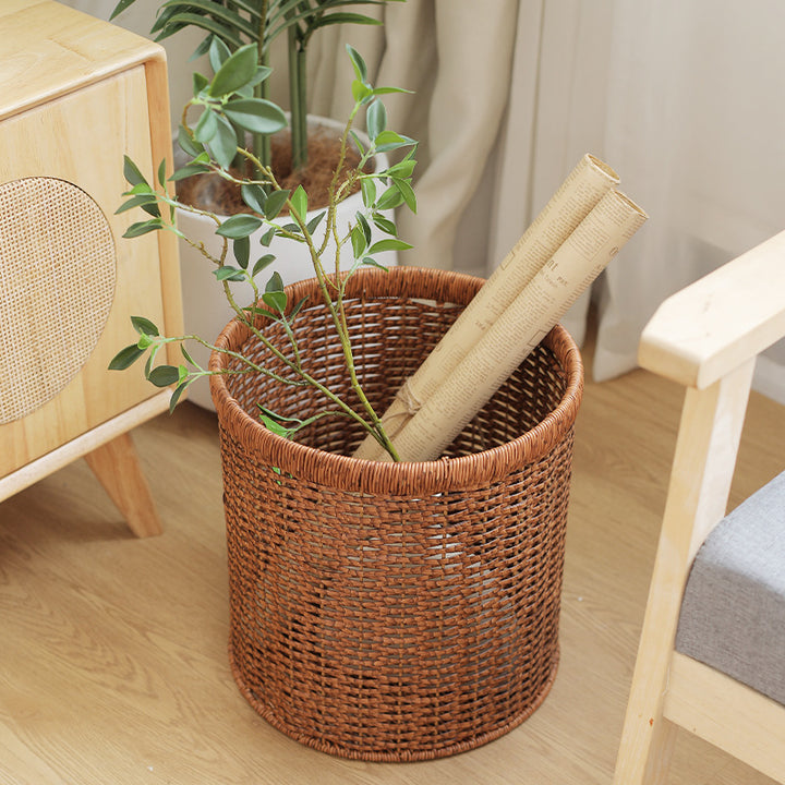 Unisex Handwoven Storage Container Made of Natural Material Kalsten