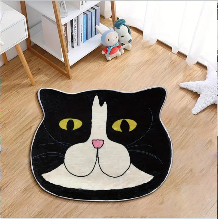 Animal-shaped Plush Rug