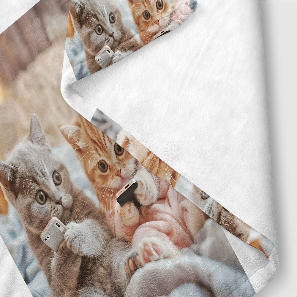Music-Themed Fleece Blanket