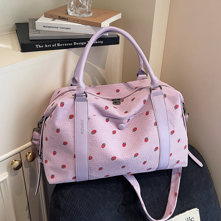 Stylish Quilted Weekend Duffle Bag Kalsten