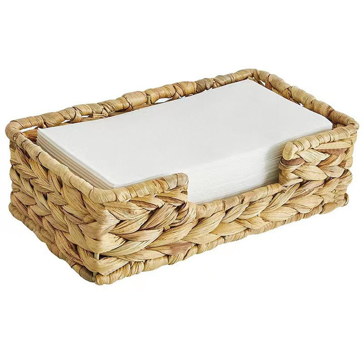 Handcrafted Woven Natural Fiber Napkin Holder Kalsten