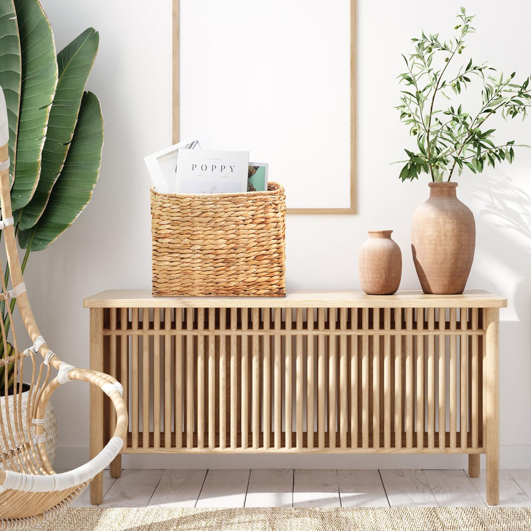 Decorative Woven Magazine Organizer Kalsten