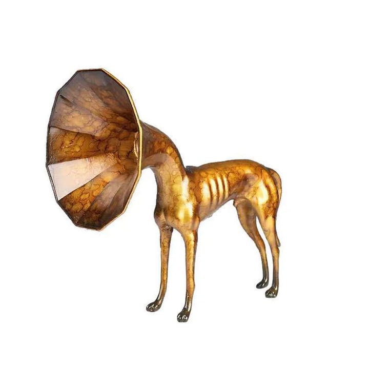 Decorative Musical Dog Sculpture
