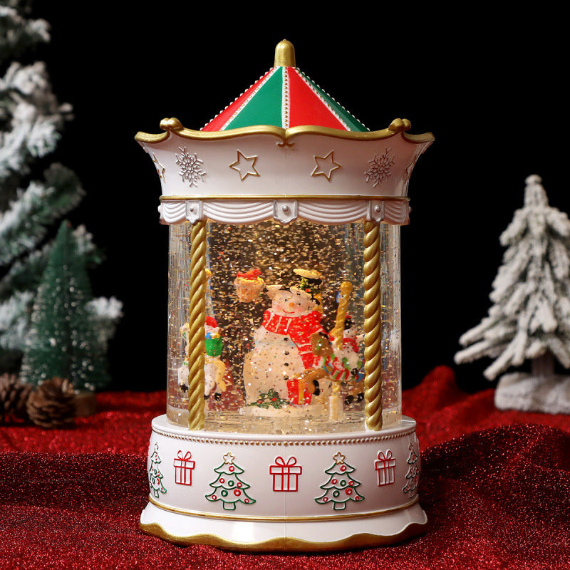 Nostalgic Christmas lantern with moving scenes Kalsten