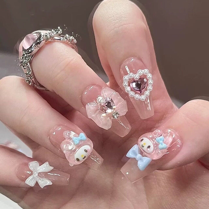 Decorative Press-On Nail Design Set Kalsten