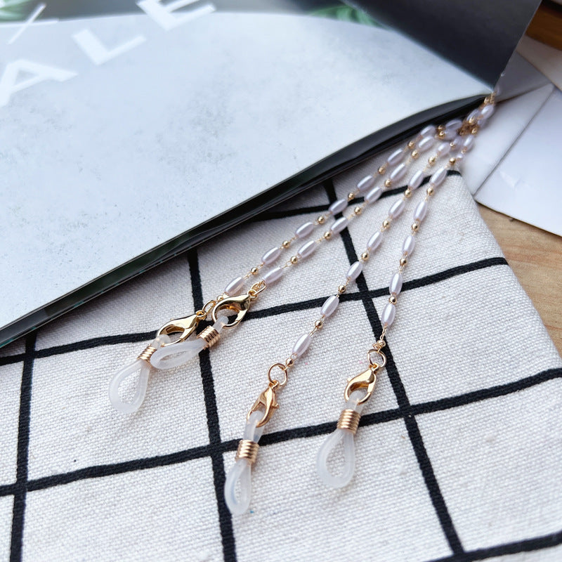 Elegant Pearl-Linked Eyewear Chain Kalsten 1786692183