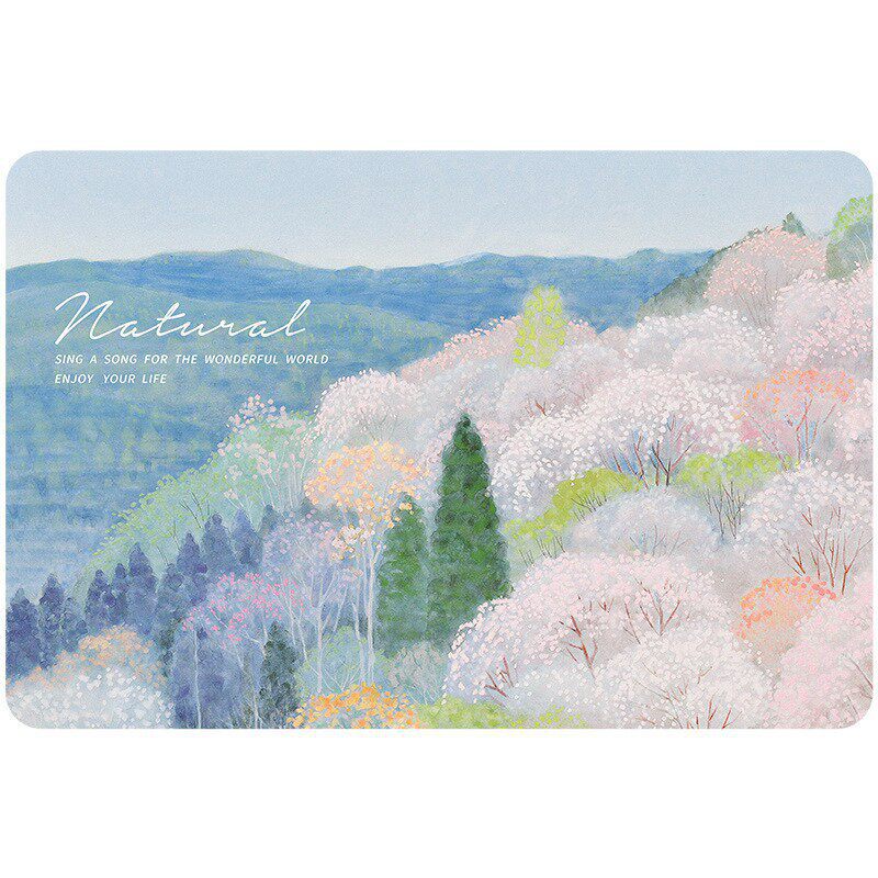 Artistic Illustration Desk Mat