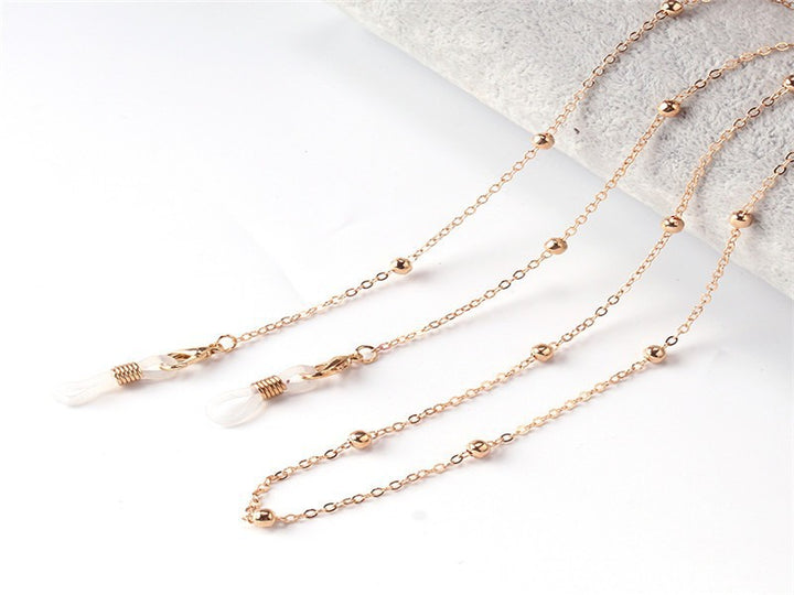 Silver Beaded Eyewear Chain Kalsten