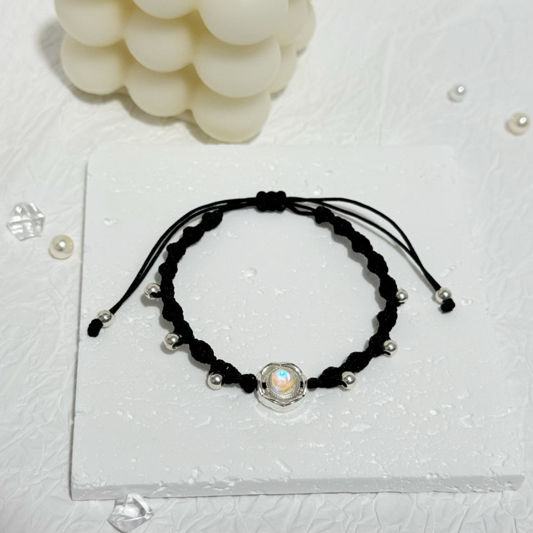 Adjustable Knot Bracelet with Gemstone Kalsten