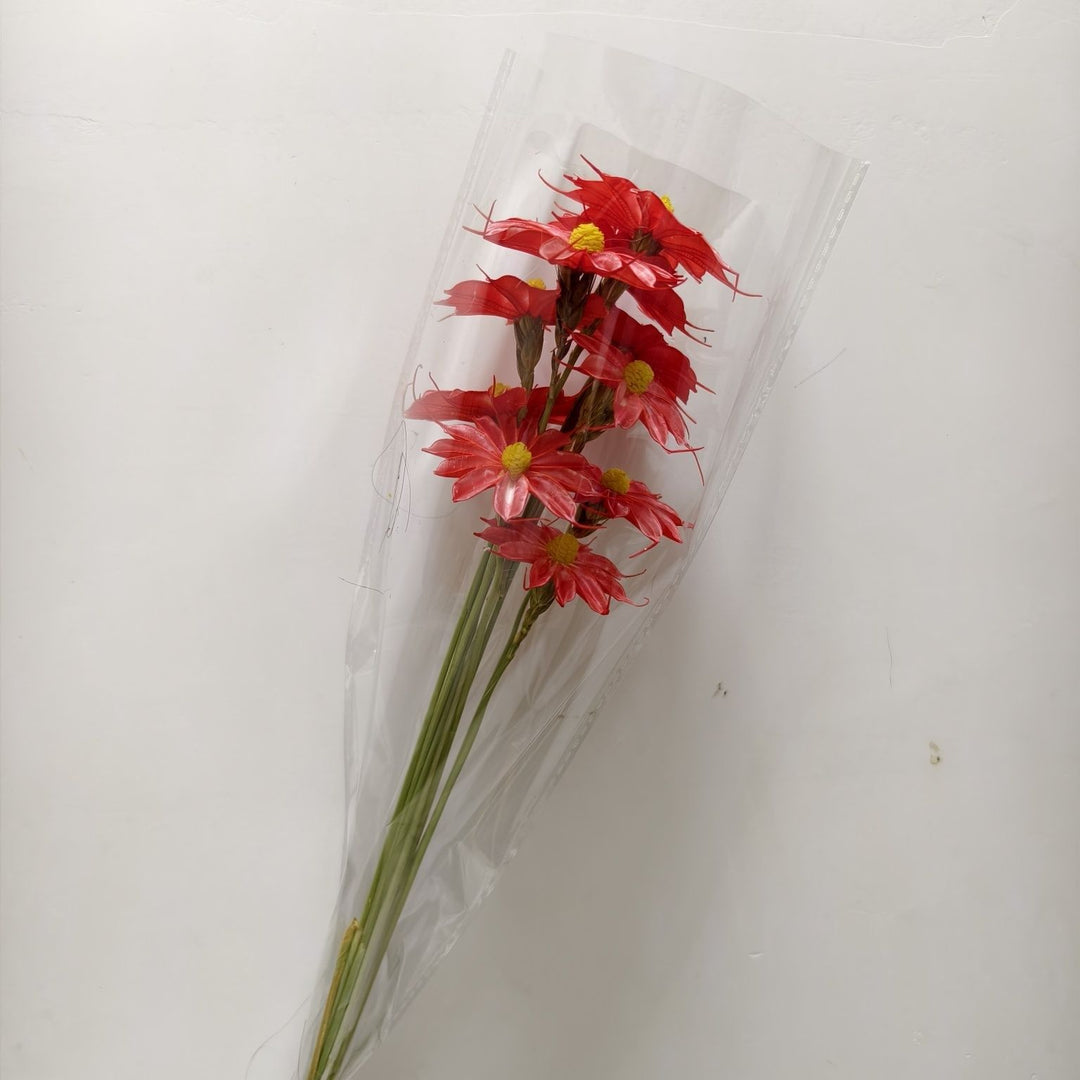 Vibrant Artificial Floral Bouquet with Stylish Packaging