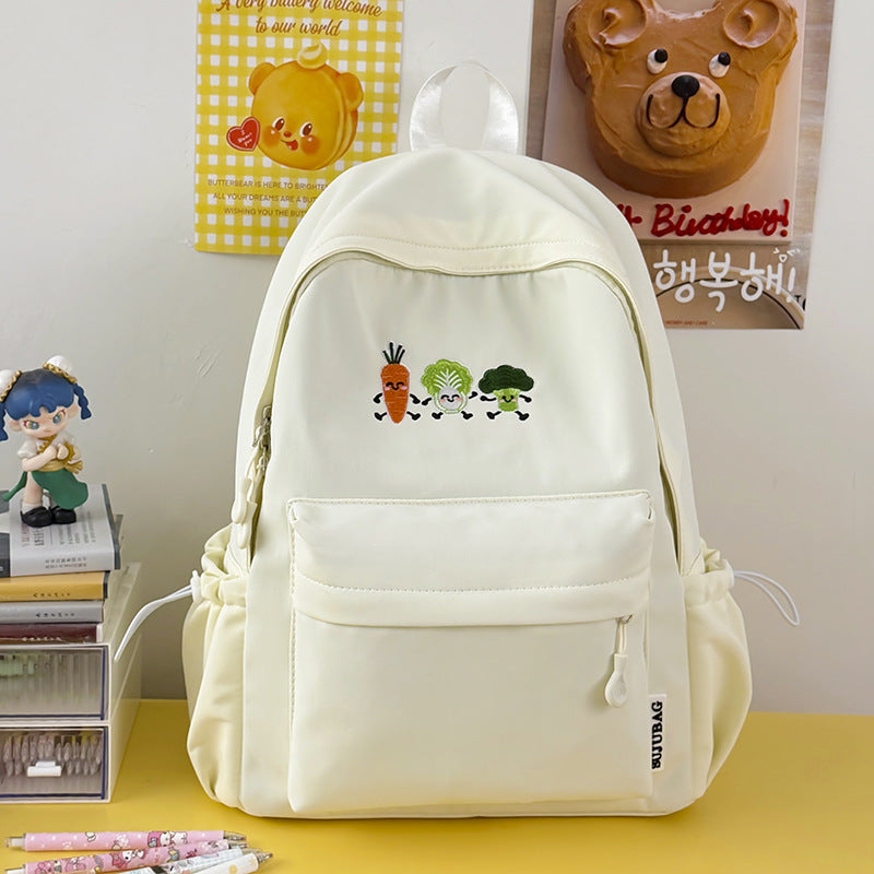 Casual Animated Vegetable-Themed Backpack Kalsten