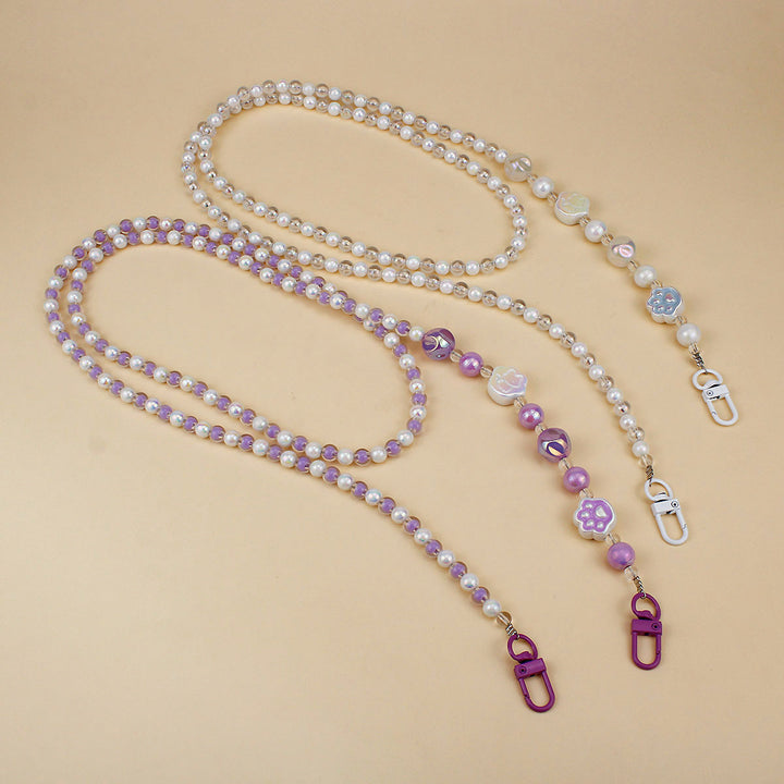 Elegant Pearl and Chain Necklace Kalsten